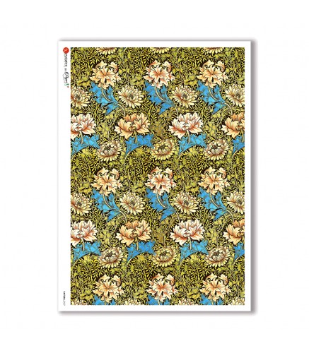 Premium Rice Paper - Pattern-0127 - 1 Design of A4